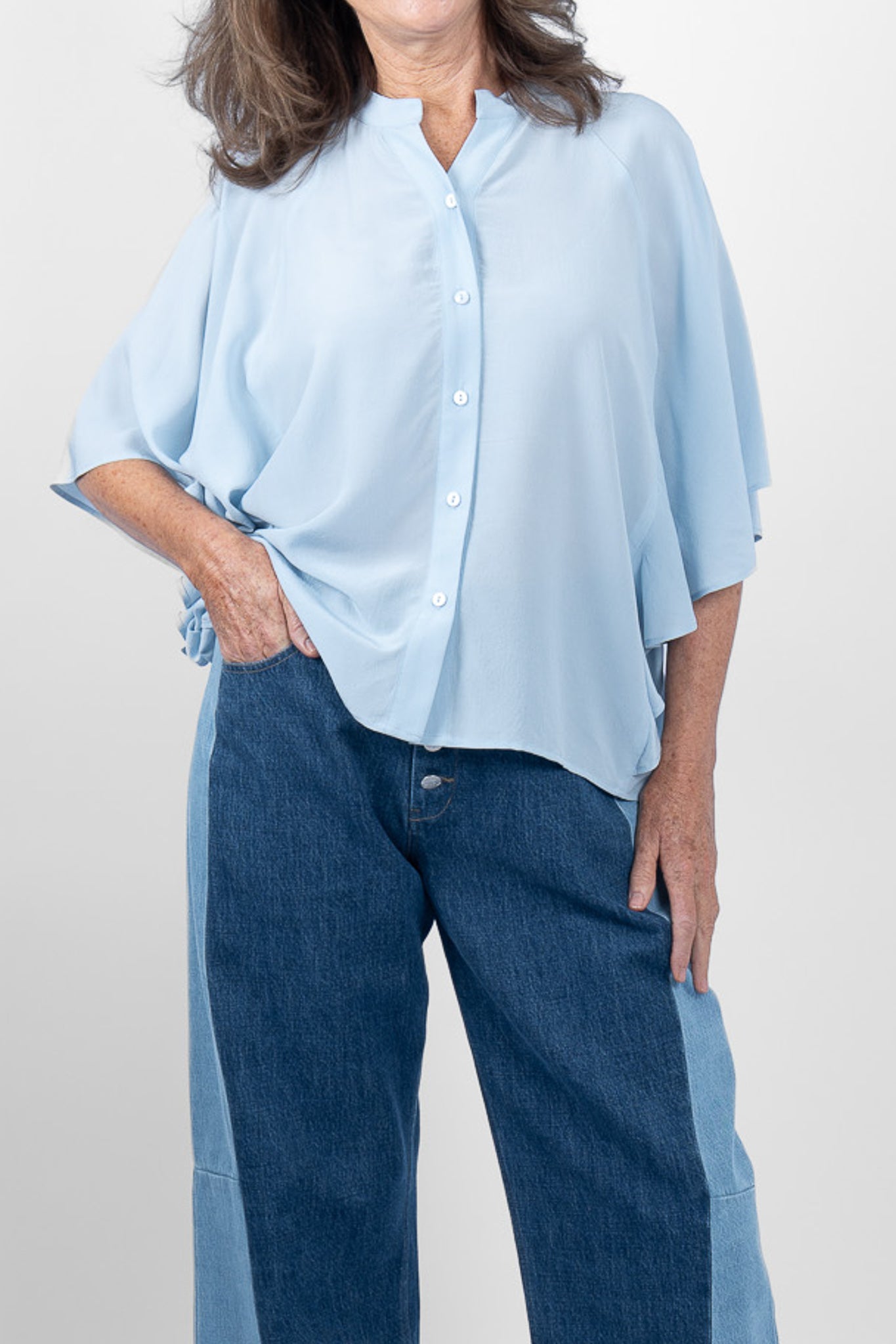 M.A. Dainty Florrie Silk Shirt