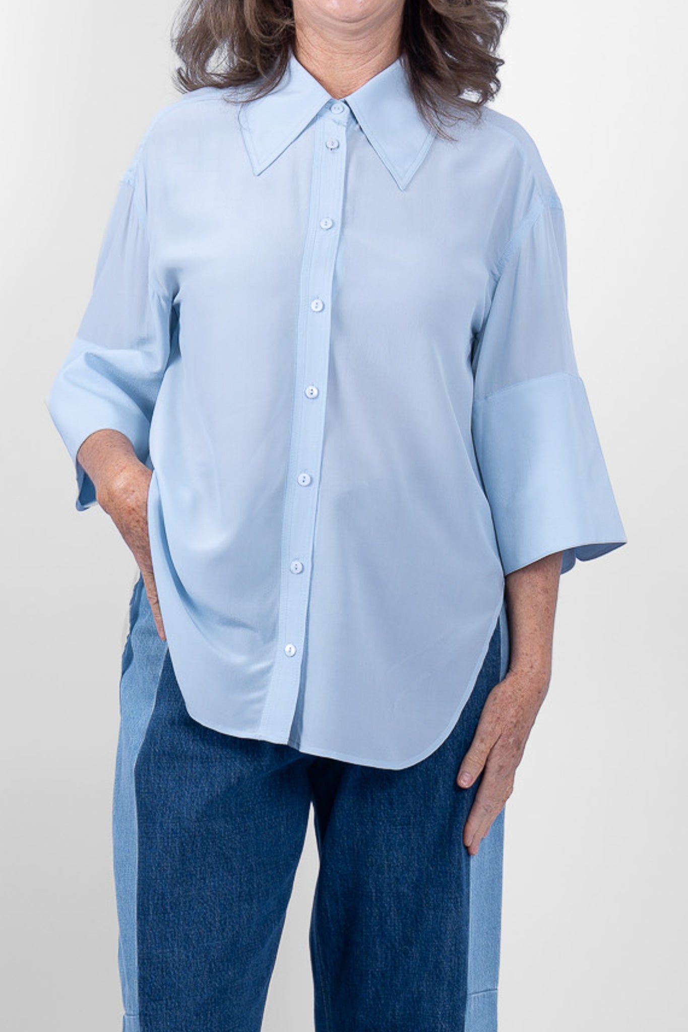 M.A. Dainty Chelsea Silk Shirt