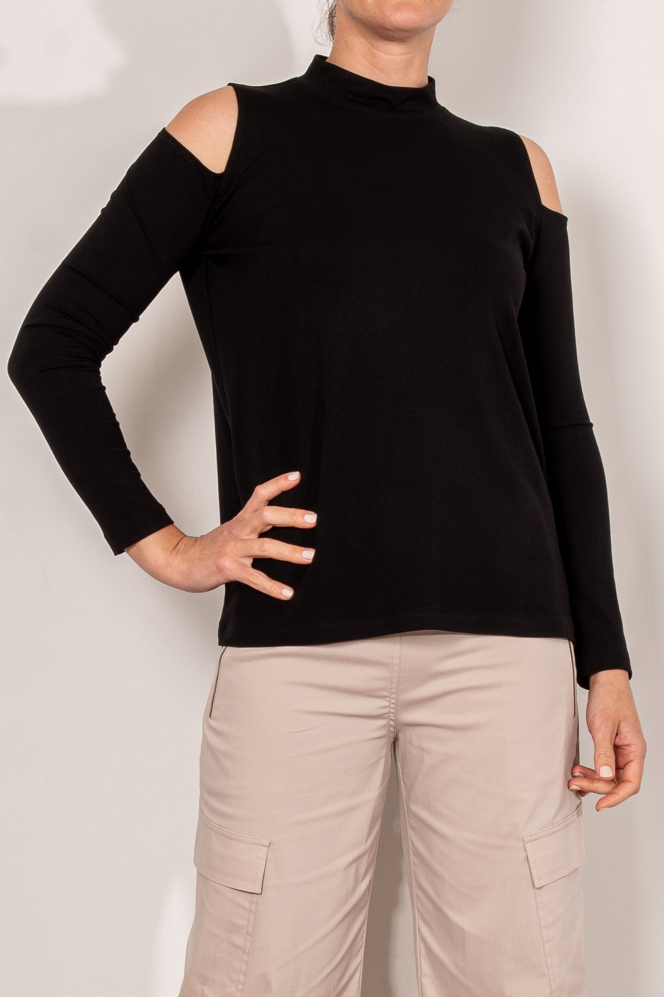 Mela Purdie Relaxed Cut Out Top Jersey