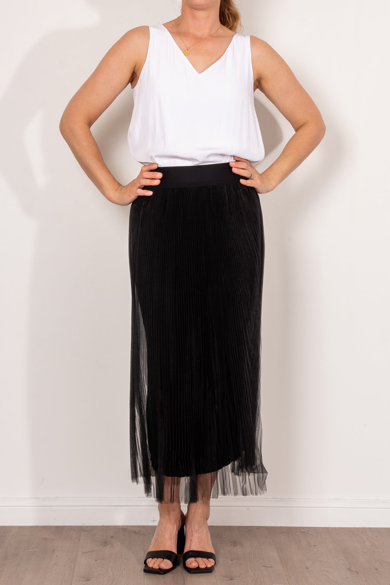M.A. Dainty Lotus Tulle Skirt