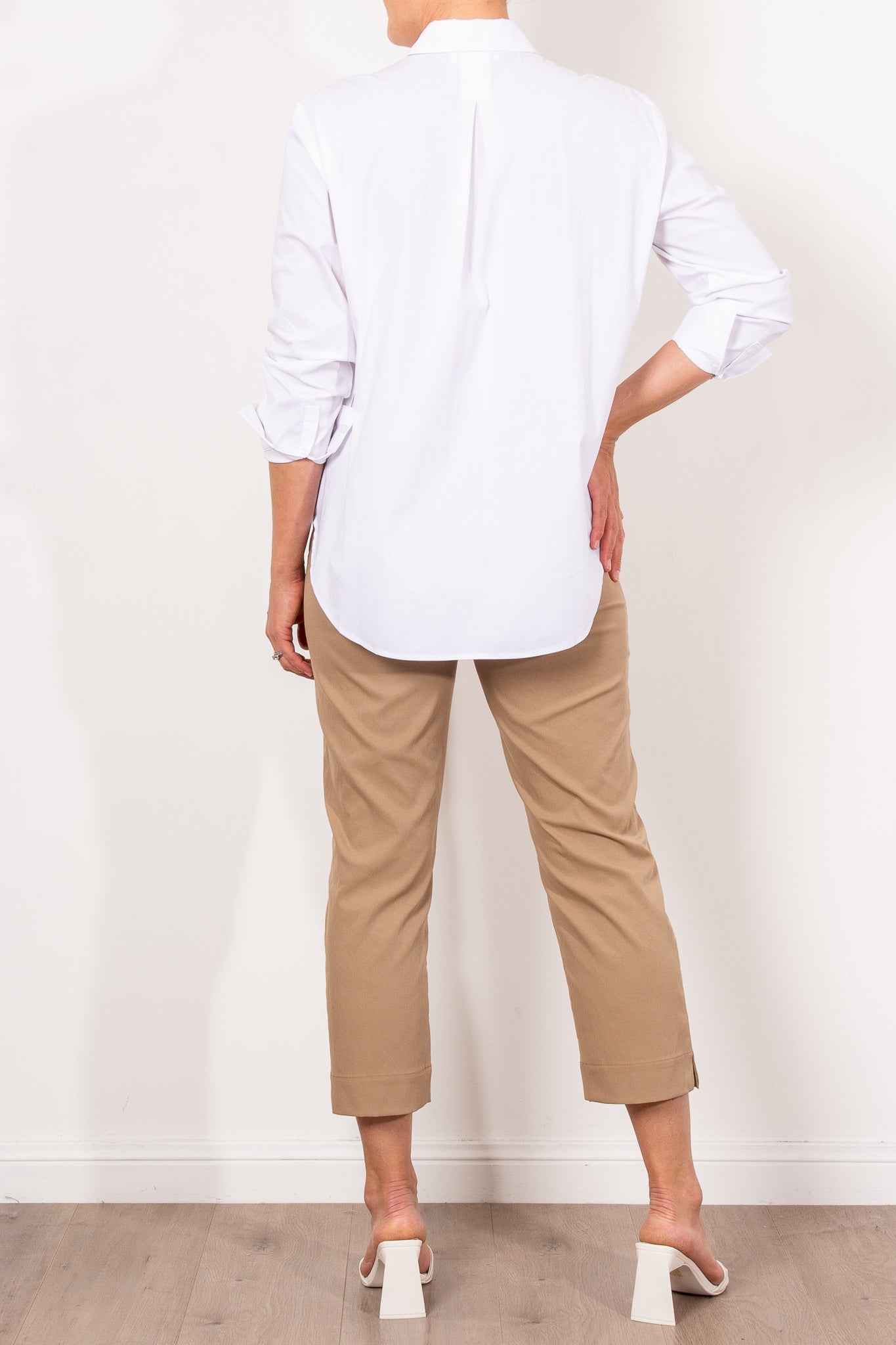 Mela Purdie Zip Front Shirt Microprene
