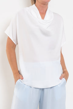 Mela Purdie Scallop Tank Mirror Satin