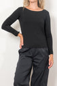 Mela Purdie Relaxed Boat Neck Long Sleeve Jersey