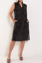Mela Purdie Frill Tank Dress Scattered Spot Silk