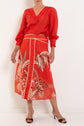 Once Was Harper Faille Placement Skirt