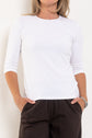 Mela Purdie Mid Sleeve Top Matte Jersey