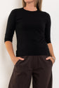 Mela Purdie Mid Sleeve Top Matte Jersey