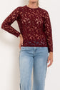 M.A. Dainty Barre Lace Top