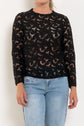 M.A. Dainty Barre Lace Top