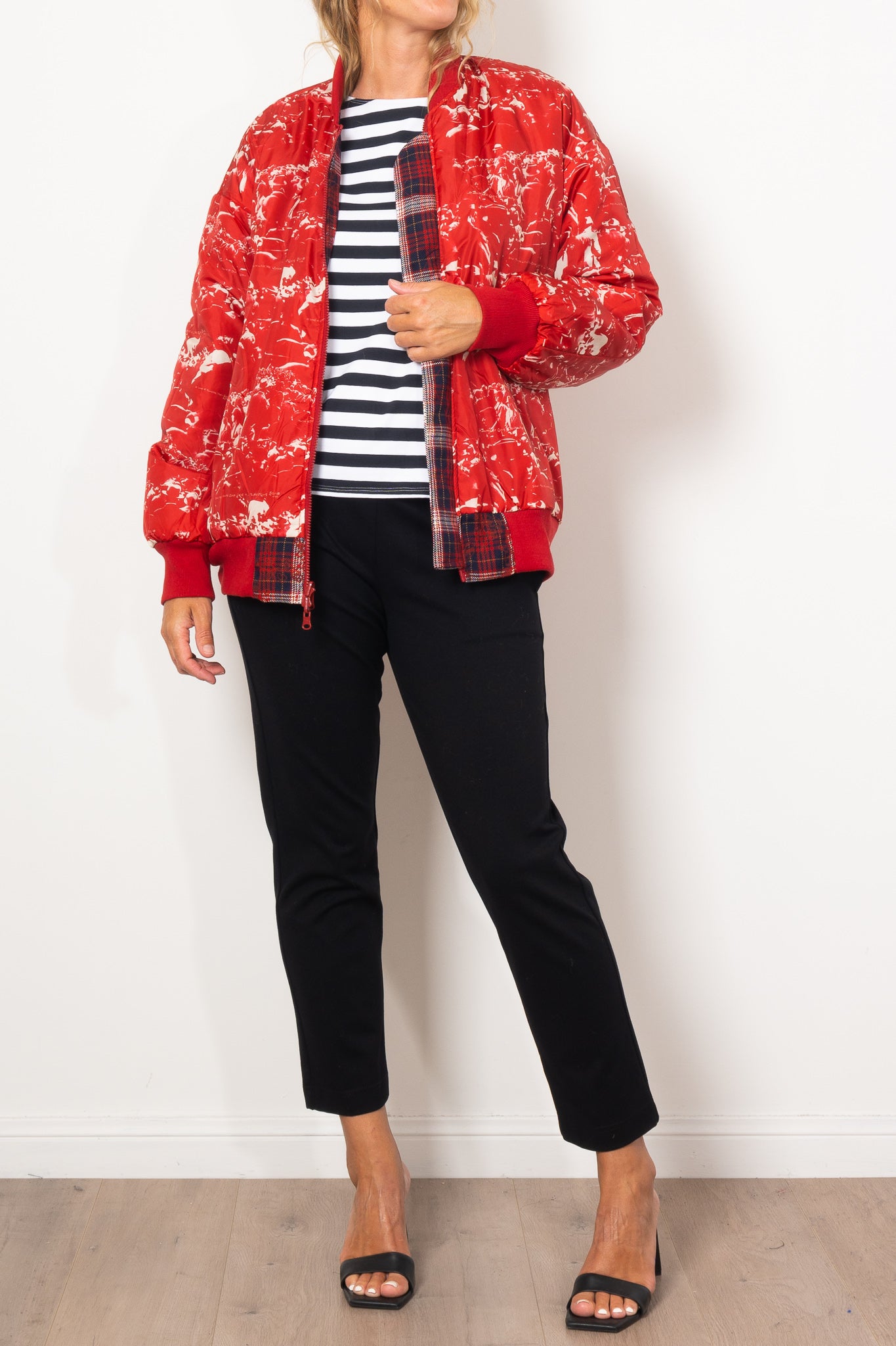 M.A. Dainty Lily Check Jacket