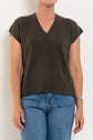 Bridge & Lord Cable Pointelle V-Neck Vest