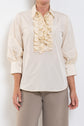 Mela Purdie Ruffle Resort Top Italian Taffeta