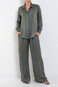 Mela Purdie Maxi Pace Pant Mirror Satin