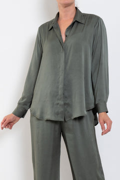 Mela Purdie Soft Shirt Mirror Satin