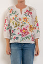 Johnny Was Split Neck Blouse Miraze