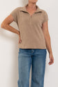 Mela Purdie Zip Front Shell Cord Knit
