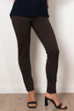 Vassalli Flocked Spot Ponti Pant