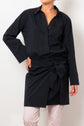 Mela Purdie Tie Tunic Dress Microprene
