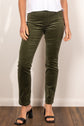 Vassalli Slim Straight Leg Corduroy Pull On Pant