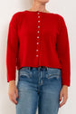 Mia Fratino Cashmere Reverse Button Cardi