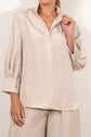 Mela Purdie Resort Shirt Tumbled Taffeta
