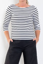 Mela Purdie Relaxed Boat Neck Banner Stripe Jersey