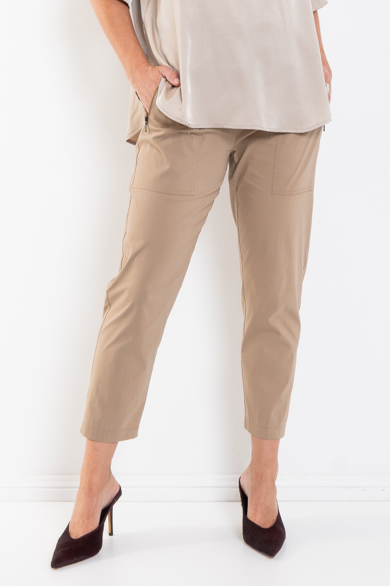 Mela Purdie Zip Tapered Pant Microprene