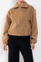 Ena Pelly Maeve Wool Blend Bomber Jacket