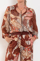 Freya Sheer Blouse Cathedral Botanic Print