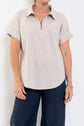 Mela Purdie Half Zip Shirt Microprene