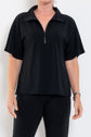 Mela Purdie Zip Flute Top Powder Knit