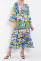 Johnny Was Dibble Tiered Dress