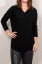 Bridge & Lord Queen Vee Curved Pullover