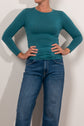 Tani High Neck Long Sleeve Micromodal Top