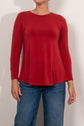 Tani Cara Long Sleeve Marle Top