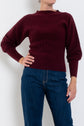 Once Was Roselle Merino Wool Blend Ribbed Knit Top