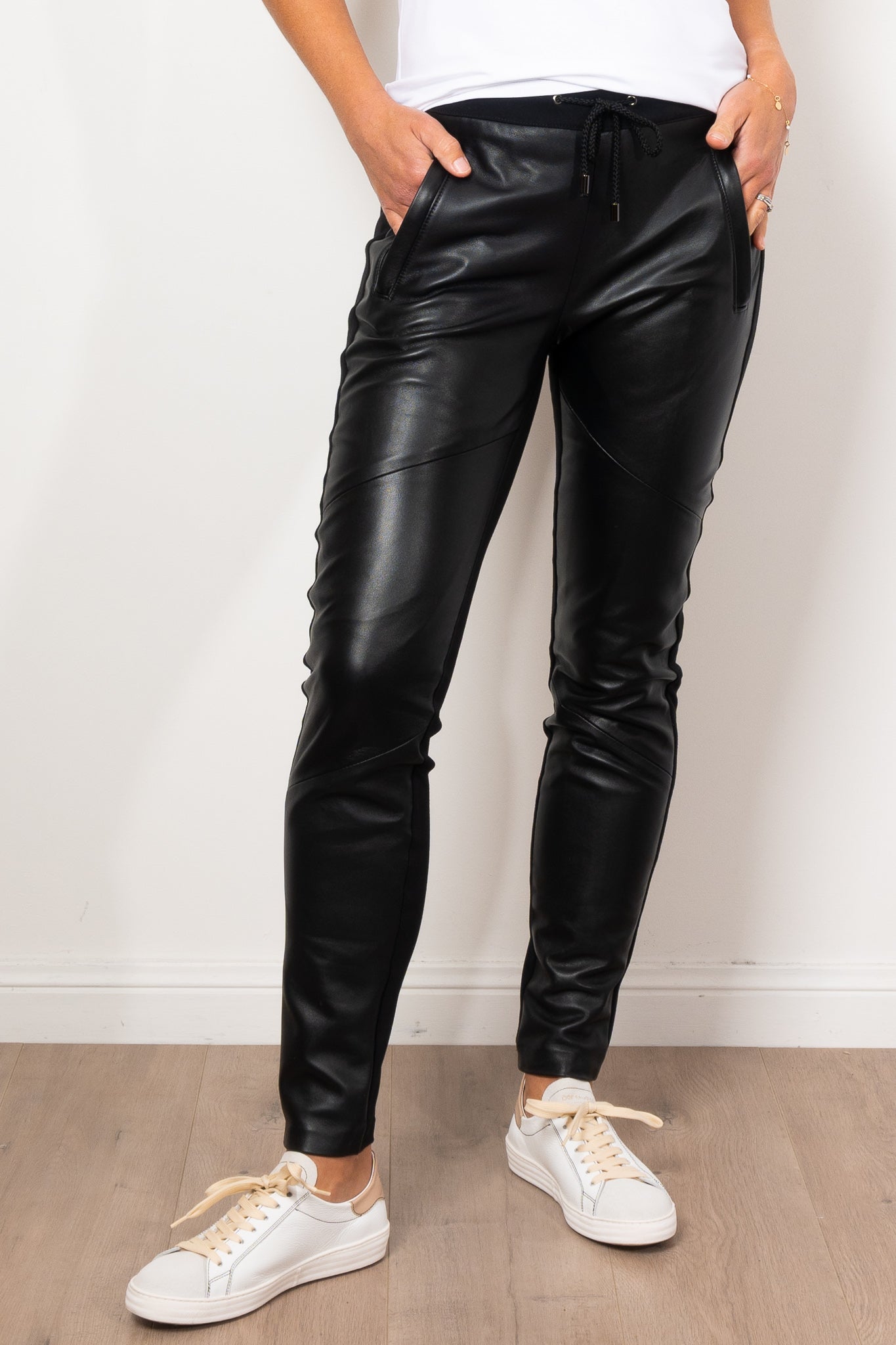 RAW by RAW Frankie Leather Jogger Pant