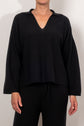 Talamaya Grace Collared Merino Cotton Pullover