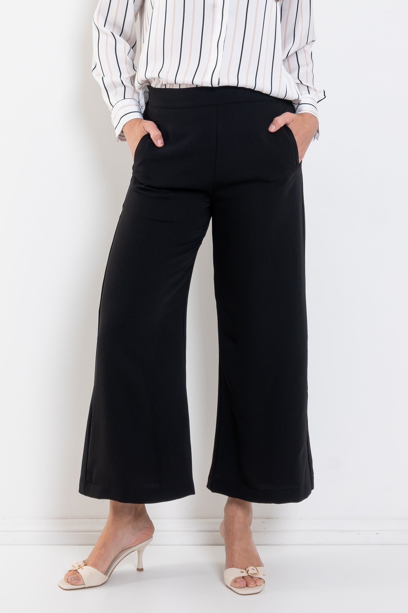 Mela Purdie Crop Suit Pant Suit Weave