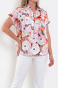 Mela Purdie Gathered Shell Poppy Chintz