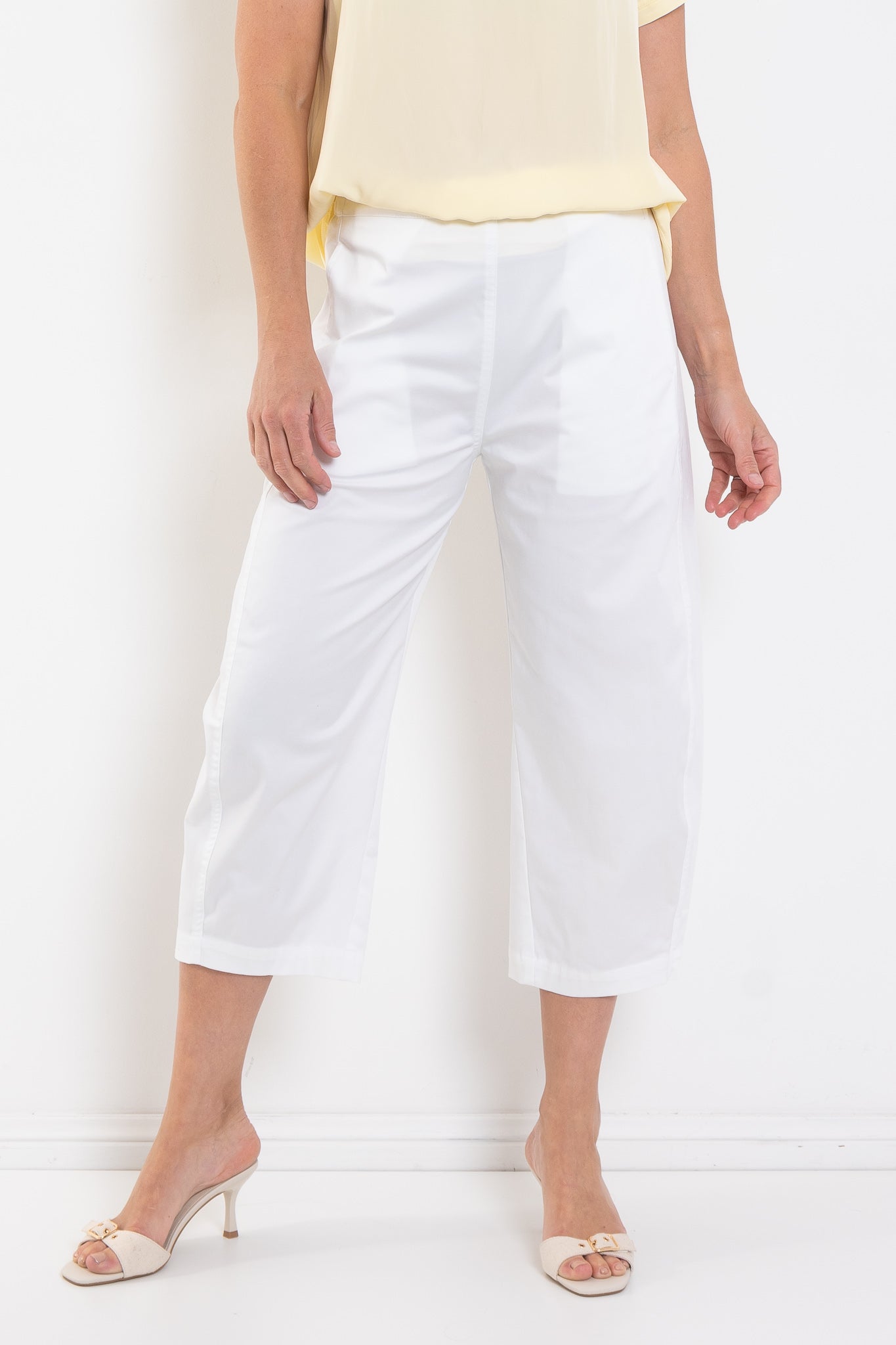 Mela Purdie Crop Barrel Pant Cotton Panama