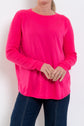 Bridge & Lord Queen Crew Curved Hem Pullover