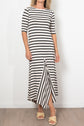Mela Purdie Trapeze Dress Trunk Stripe Knit