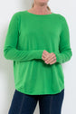 Bridge & Lord Queen Crew Curved Hem Pullover