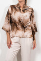 Mela Purdie Fezz Shirt Silk Tiger Print
