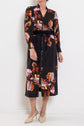 Once Was Meredith Sunset Orchid Midi Dress