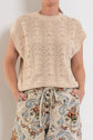 M.A. Dainty Thistle Knit Vest