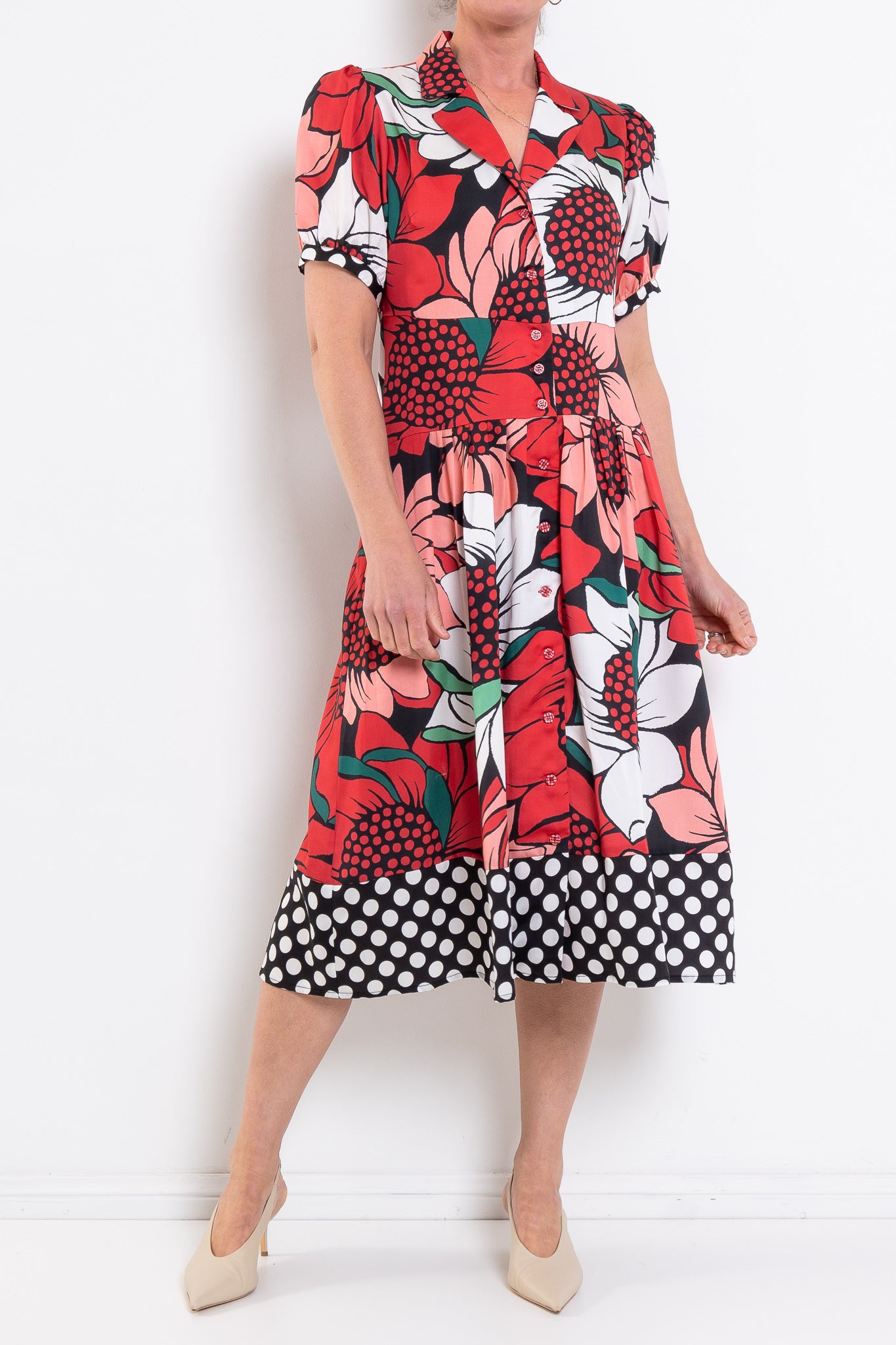 Curate by Trelise Cooper Shape Up Dress Spot Floral