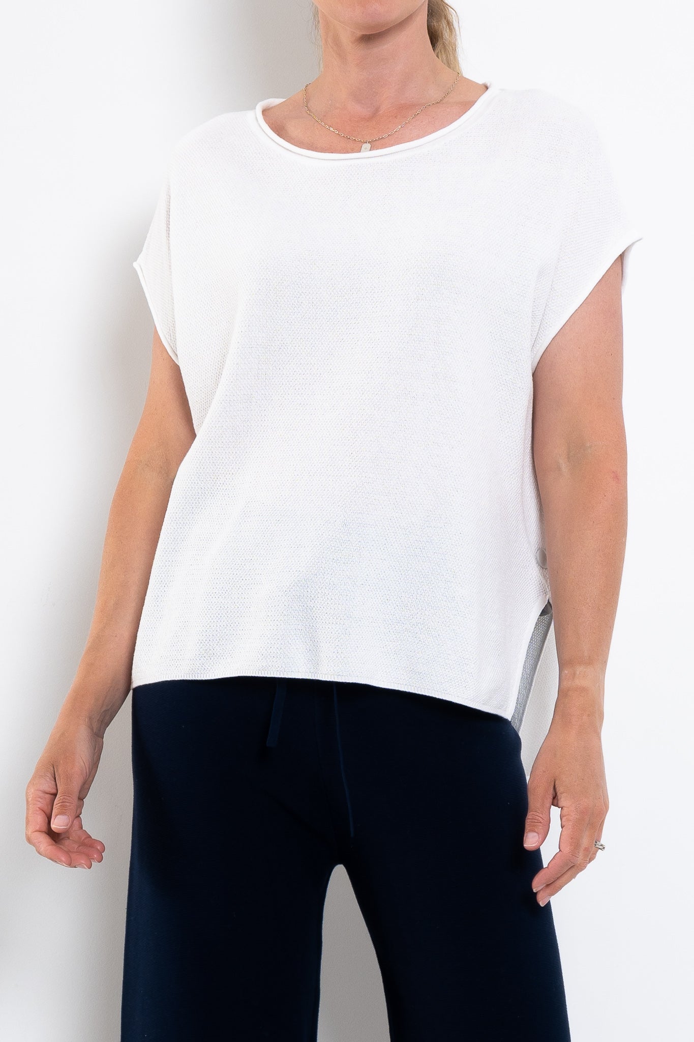 Talamaya Retreat Cotton Twist Sleeveless Pullover