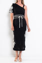 Once Was Elodie One Shoulder Embroidered Dress